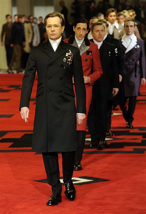 prada adrien brody|gary oldman prada fashion show.